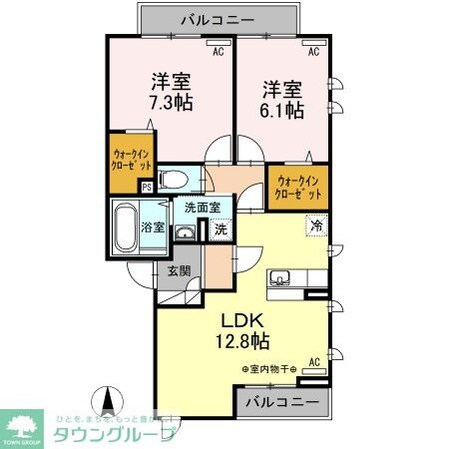 オストの物件間取画像